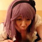 【画像+動画】 コスプレイヤー個人撮影×すんごい顔面発射