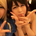 有名コスプレイヤー 月に一度の危険日中出し大オフ会 ひなの・あんり・かのん