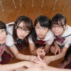 【画像+動画】 エロ妄想が暴走した文系少女サークルに性実験された僕たち…