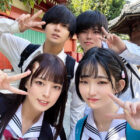 【画像+動画】 たんぽぽ☆プレゼンツ！ド田舎から東京に修学旅行で来ていたイケてる女子校生とパコパコする物語 ちびとり♂＆らん♀編