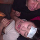 【画像+動画】 非力な不登校少女を●辱教育in my house～バイオレンスおじさんのネバネバ汚ザーメン強●ごっくん6発～ 佐野なつ