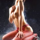 網タイツ美女がHな太ももを見せてくれる画像、コレは勃起するわｗ[33枚]