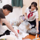 「おじさんとならいいよ」ワンルームに突然やってきた姪っ子が汚い家をお片付け！でもノーブラ乳首とプリケツが掃除をする度に見えてしまいフル勃起！ ダウンロード download